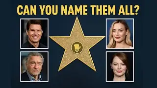 Can You Name All 100 Hollywood A-Listers 🌟 Ultimate Celebrity Quiz!