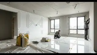 Old Broken Floor &rarr; Luxury Design in Minutes 😍🔥