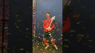 Cristiano Ronaldo with the Nations League trophy 😂❤️