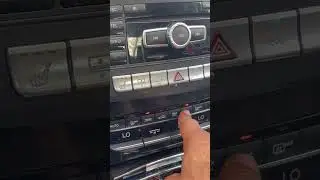 Mercedes-Benz E-класса 2014 года &mdash; как управлять передней панелью управления кондиционером