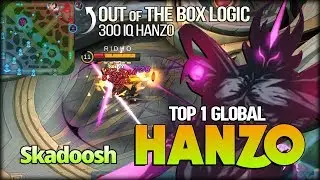 Waiting from out of Arena! Hanzo 300 IQ by Skadoosh Top 1 Global Hanzo - Mobile Legends