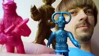 Vintage Spacemen Figures 70s 80s -(Weird Paul)  Collection 2015 plastic toy figurines star wars