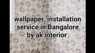 wallpaper kaise lagaye how to install how to hang wallpaper #3dwallpaper #youtube #interiordesign