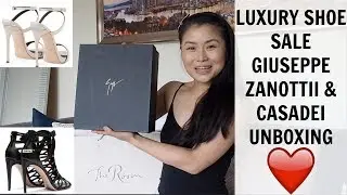 LUXURY SHOE SALE UNBOXING: GIUSEPPE ZANOTTII & CASADEI