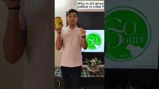 Why is A2 ghee yellow in colour? #yt #ytshorts #a2ghee #desighee