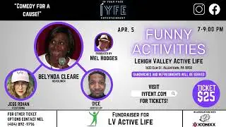 IYFE Presents: Funny Activities 4/5/24 @ LV Active Life (Allentown, PA)