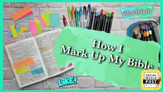 How I Mark my Compact Reading Bible | My Bible Marking System