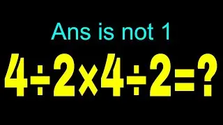 How to Simplify This Type of Tricky Math Problem | Maths Problem Solving