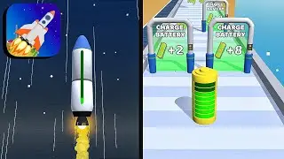 Recharge Rocket 3D ​- All Levels Gameplay Android,ios (Part 1)