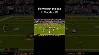 Madden 25 tips: How to run the ball? #tutorial #madden #gaming #subscribe #share #fyp #viral