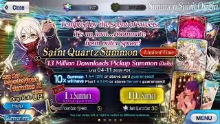[FGO NA] Getting NP5 MHXA (13 Million Downloads Campaign! - Testing Single Roll Luck)