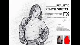 Realistic Pencil Sketch FX Photoshop Action