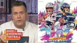 GMFB | Never say Patriots are overlooked over Seahawks - K Brandt picks Drake Maye to win Super Bowl