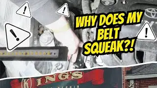 Why Is Your Car&rsquo;s Belt Squeaking? (Toyota Yaris Example)