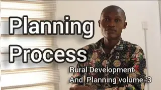 planning process rural development. volume :3 #cityplan  Urban and regional planning videos