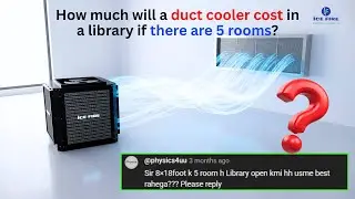 Duct Cooler cost for library? | ice fire duct cooler | best duct cooler for library #ductcooler