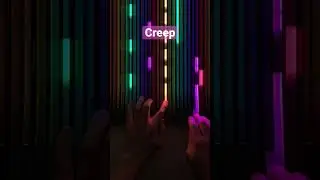 Radiohead - Creep with fancy colors! #radiohead #synth #synthesizer #keyboardplayer #rolilumi