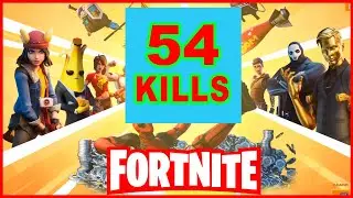 Fortnite Battle Royale - 54 Kills with 