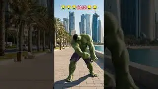 Dubai Mein Hulk Dance 😱 Public Shocked | Viral Video#shorts #ai #trending #viral