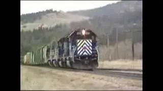 Vintage Montana RailLink Railroad April 1990