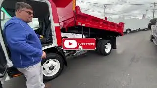 2024 Isuzu NPR HD gas 11’ mason dump custom paint