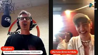 Michele BRAVI e MIDA presentano il singolo POPOLARE su Radio Puglia