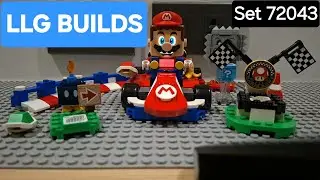 NEW!!!! LEGO Super Mario Interactive LEGO Mario & Standard Kart 72043 SPEED BUILD