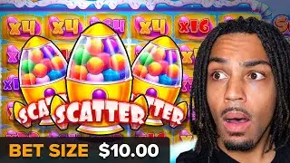 MY LUCKIEST COMEBACK ON SUGAR RUSH 1000! (spun in)