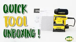 Quick Unboxing Stanley SS24 Finishing Sander 240W 14