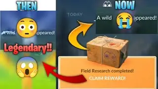 Then VS Now - Pokemon Go Field Research Breakthrough encounter