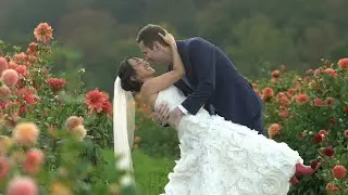 Married in a Magical Flower Field ~ Asheville Elopement