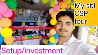my sbi CSP tour || my sbi CSP decoration || sbi CSP setup || #sbicsptour #cspsetup #decoration #csp