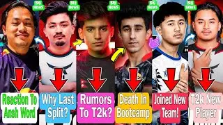 AnshYT Says Sky Is Not a Consistent Player😲| Why Rulz Last Split?🥺| Player Death!💔| T2k New Player!