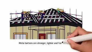 DECROMASTIC TIN TILE RE ROOF PROCESS VIDEO