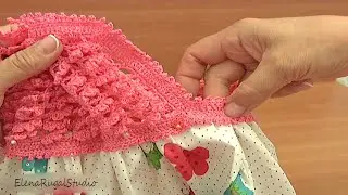 Crochet Girls Dress/Crochet Flower Girl Dress Pattern/EASY TO MAKE CROCHET DRESS
