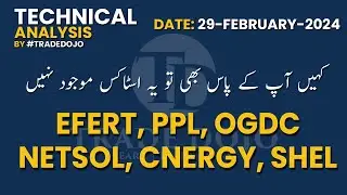 #psx  EFERT, PPL, OGDC, NETSOL, CNERGY, SHEL - Price Action Technical Analysis by @TradeDojo