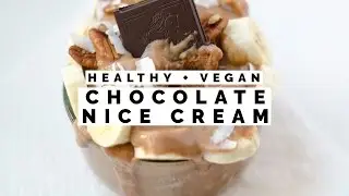 HEALTHY + VEGAN CHOCOLATE NICE CREAM RECIPE | Asia Jackson
