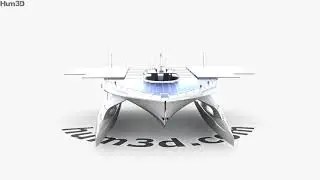 MS Turanor PlanetSolar solar-powered boat 3D model by 3DModels.org