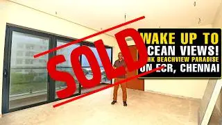#1477 Ready to Move Stunning Beach View 3BHK on ECR, Chennai | 2 Car Parking