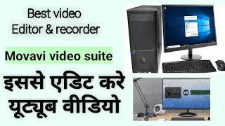 Video editor for YouTube on computer || movavi Video suite review