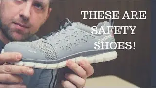 These shoes have the best of both worlds - tennis shoe and safety shoe in one