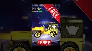 FREE FIRE GOLDEN JEEP SKIN 🤯🤯 FREE 😲