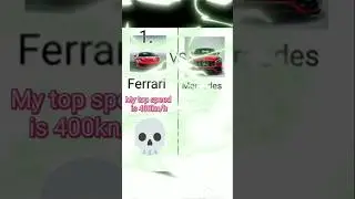 Ferrari VS Mercedes who win #shorts #compare #viral #viralshorts #dreamcar