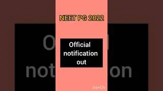 NEET PG 2022 : Notification out. Check official website.