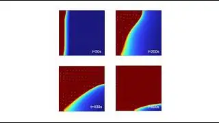COMSOL phase transition simulation (paraffin, molten salt, metal, etc.)