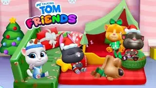 MY TALKING TOM FRIENDS - Full Gameplay Walkthrough Halloween to Christmas Ep. 251