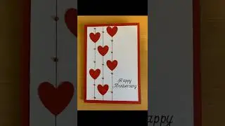 Simple anniversary card to express your love  #nivecraft #paperwallmate #reuse