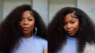 Natural *REALISTIC* v-part wig! NEW Method + minimal leave out ft. Nadula Hair