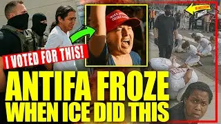 ICE Goes From Being Targeted by Protesters&hellip; to Hauling Illegals Out While Antifa Watches