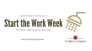 Managing:  Sabotaging Your Work Week